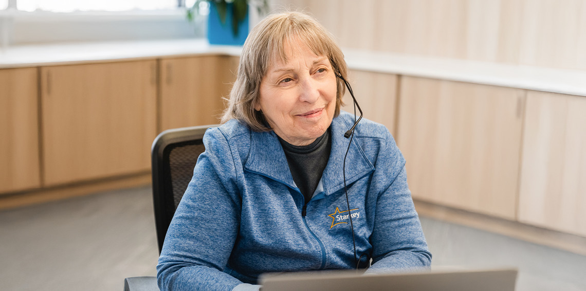 Female receptionist