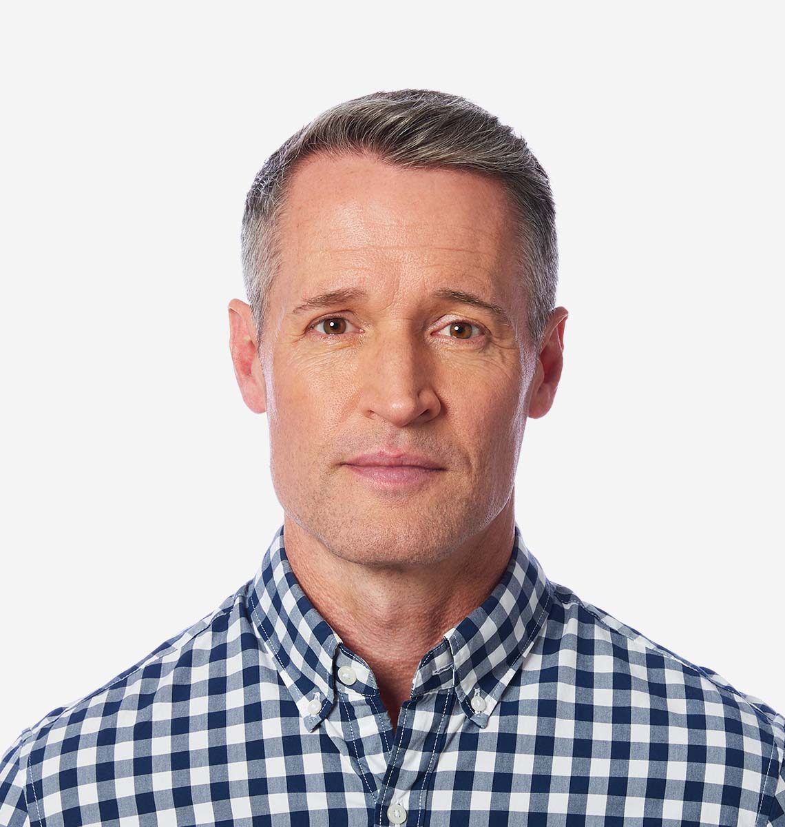 Bill wearing ITC R hearing aids