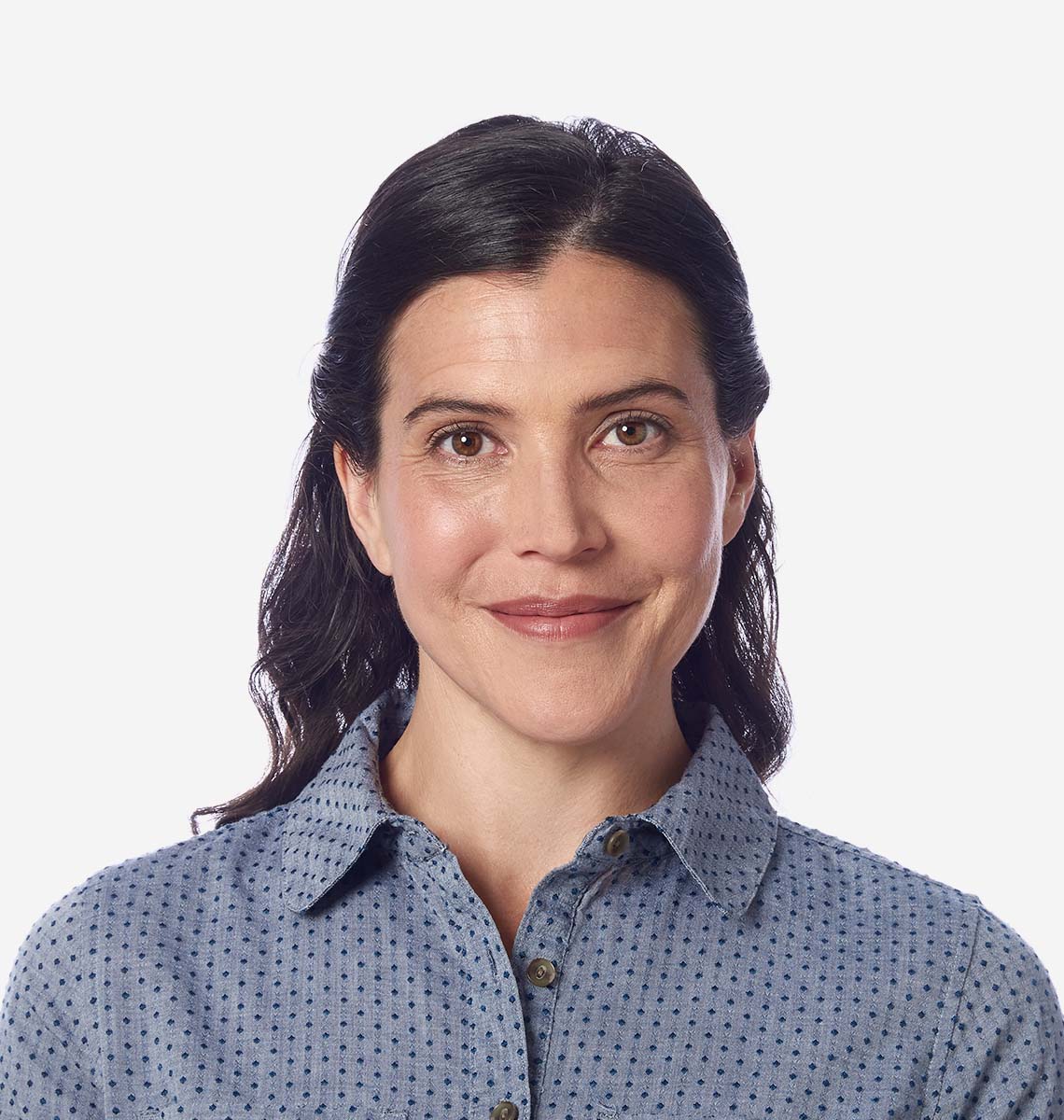 Claire wearing ITC R hearing aids