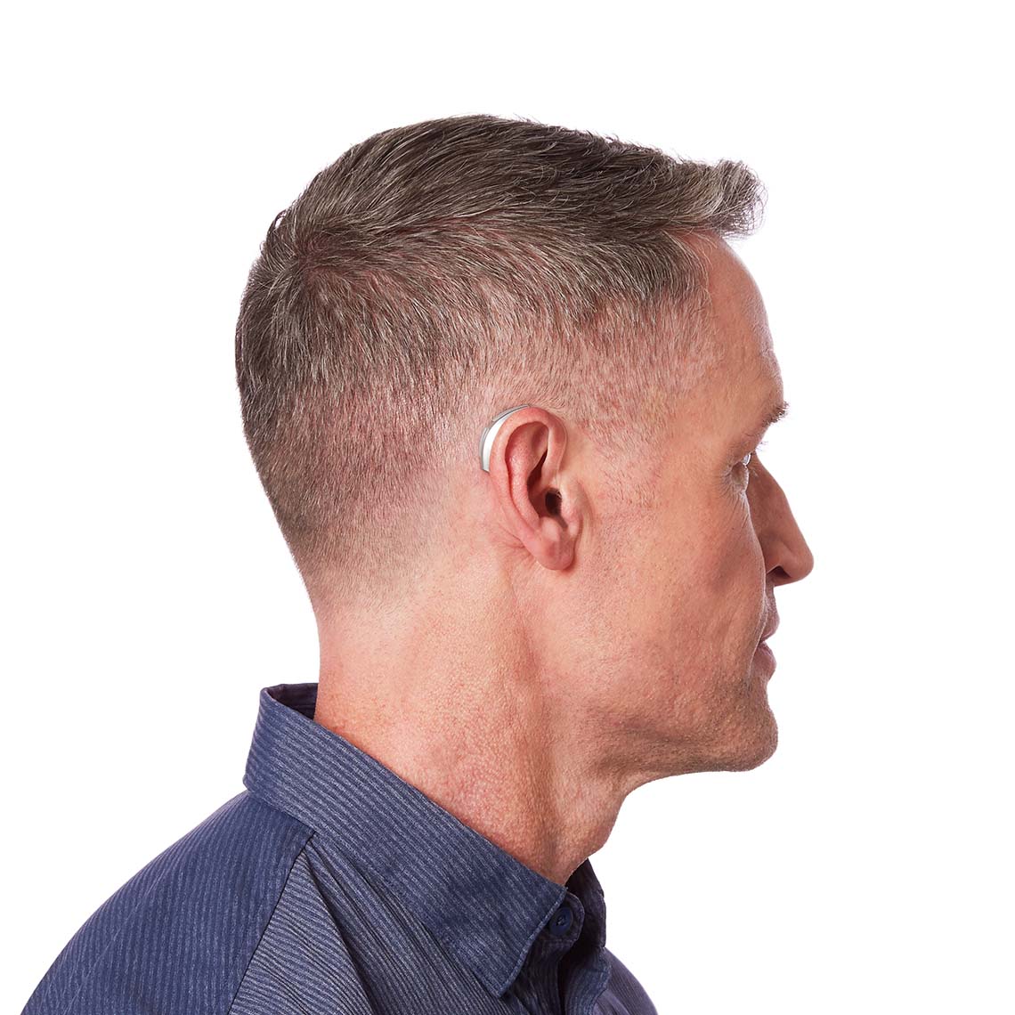 A Sterling BTE R on a man's ear