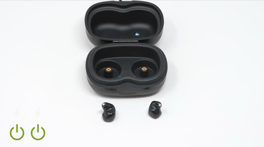 how to charge custom hearing aids